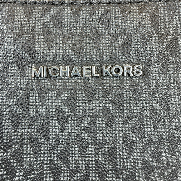 MICHAEL MICHAEL KORS BLACK JET SET TRAVEL LARGE MESSENGER CROSSBODY BAG NWT - Picture 5 of 9